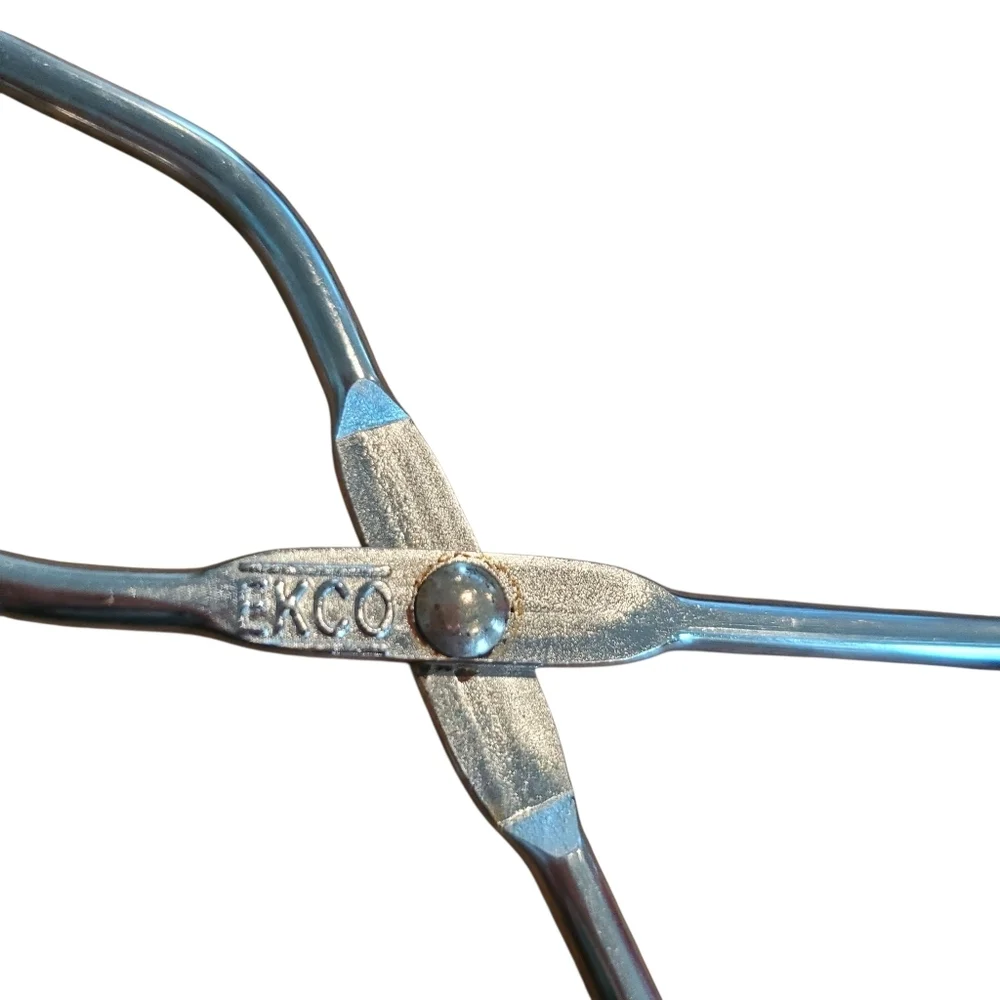 Vintage Ekco Tongs. Mid-Century Modern Hot Dog Grabbers. - Picture 2 of 7